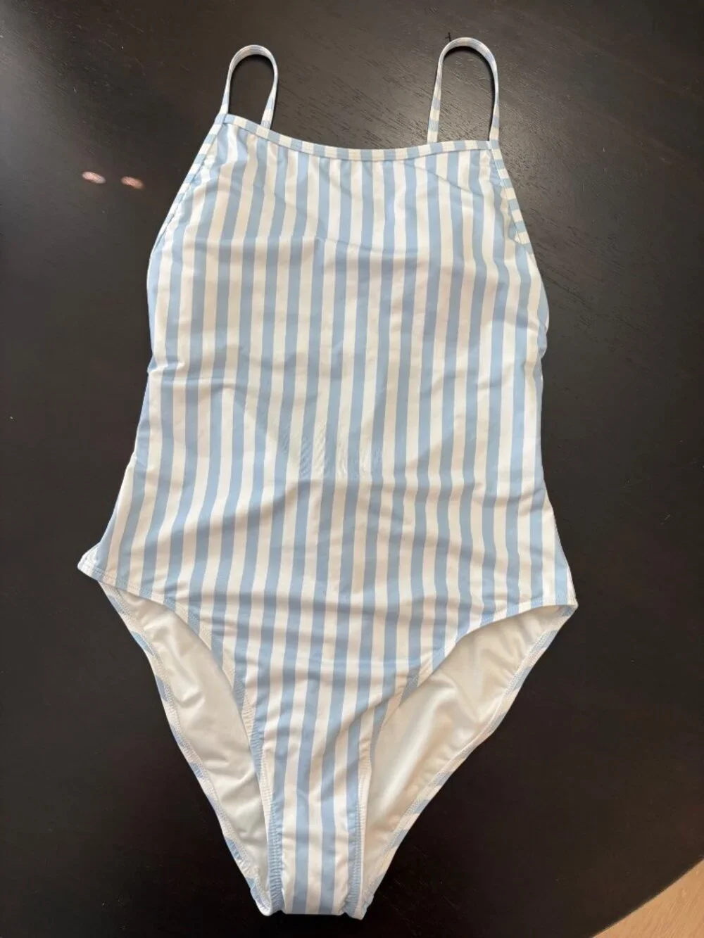 NEW Andie the Paloma One-Piece Open-Back Blue-Stripe Swimsuit XL Vacation Beach